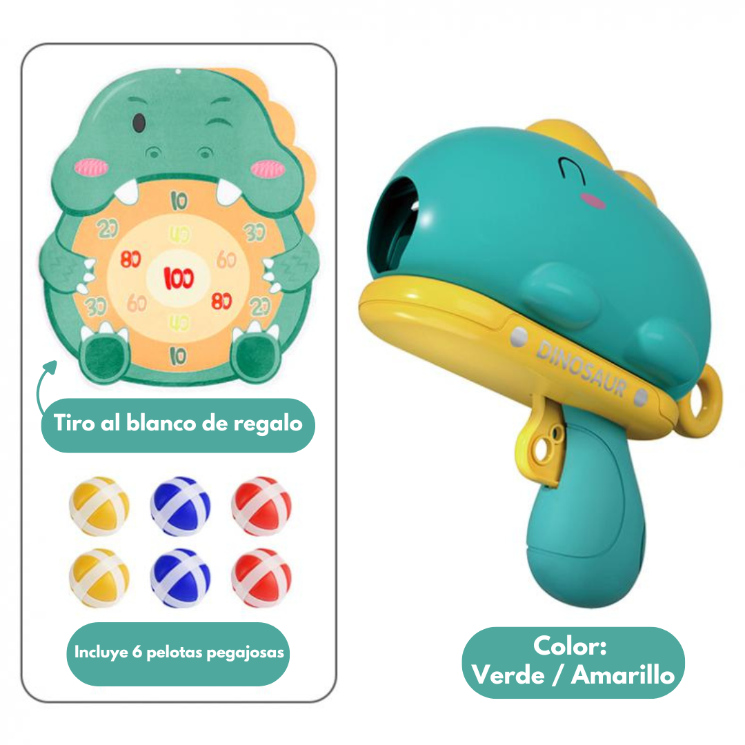 PISTOLA DE PELOTA PEGAJOSAS PARA NIÑOS
