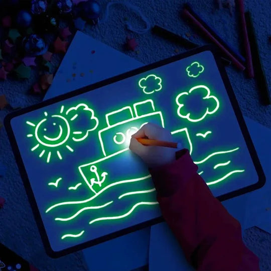 PIZARRA MÁGICA LUMINOSA PARA NIÑOS 3D
