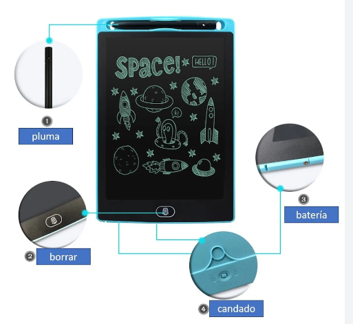 PIZARRA MÁGICA TABLET LCD 12¨