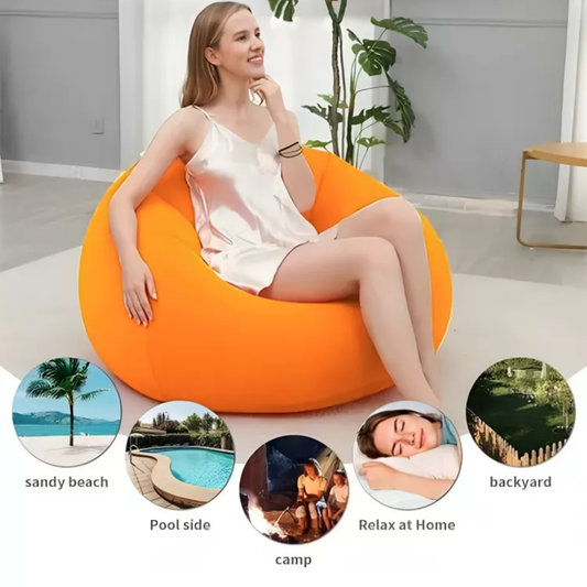 SILLÓN INFLABLE PUFF ERGONÓMICO
