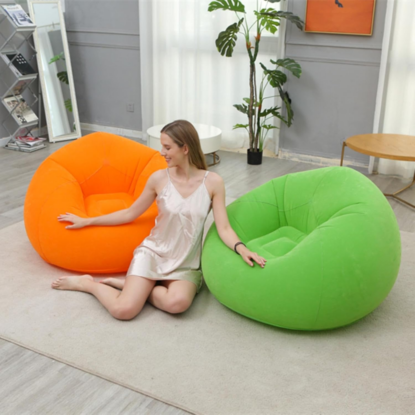 SILLÓN INFLABLE PUFF ERGONÓMICO
