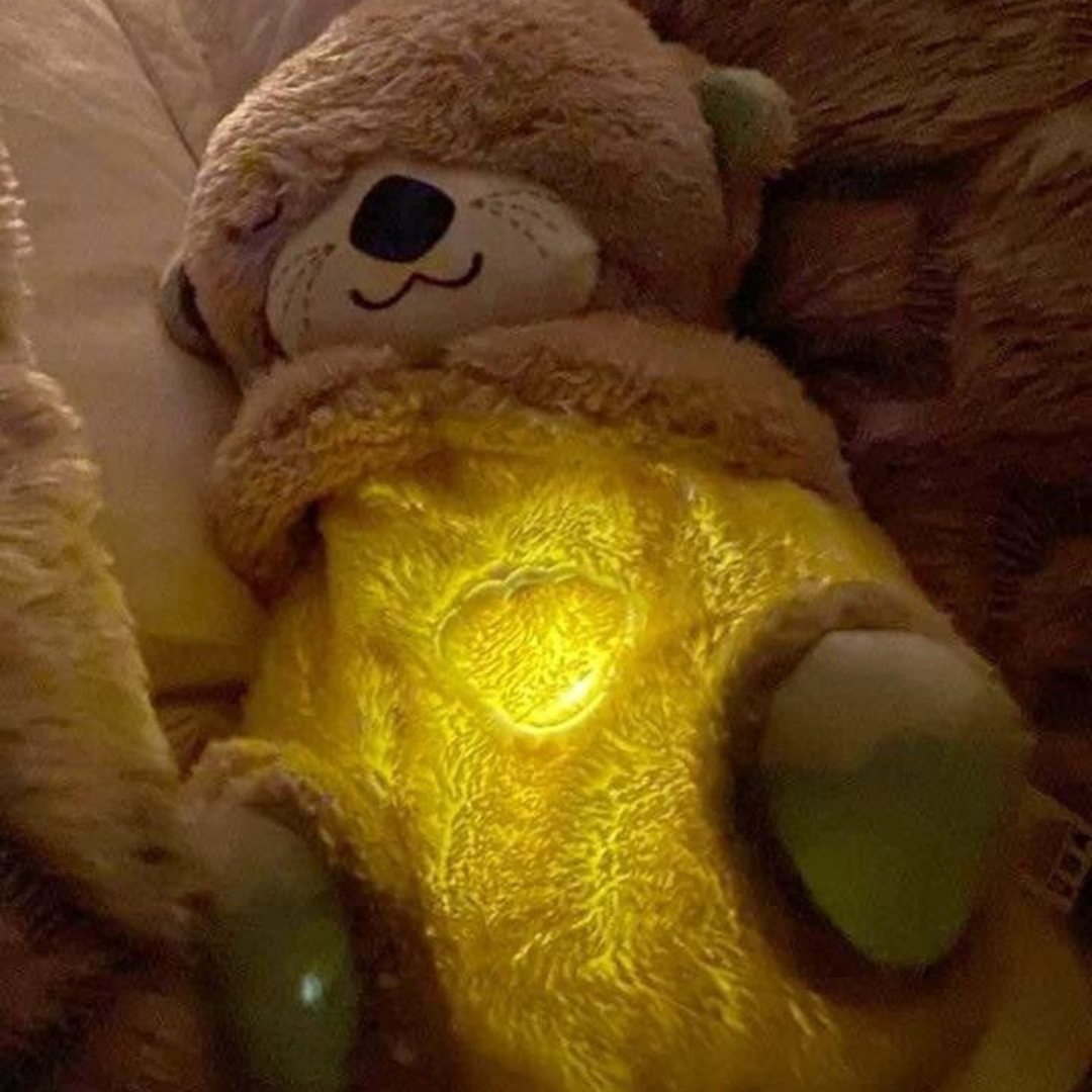 NUTRIA PELUCHE DE APEGO ANTI-ESTRÉS CON RESPIRACIÓN