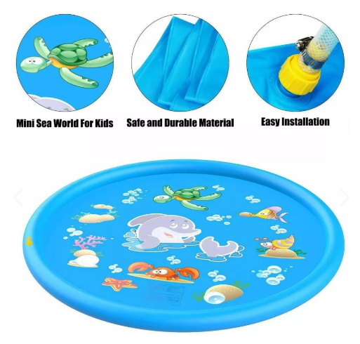 PISCINA ALFOMBRA LANZA AGUA 170 CM