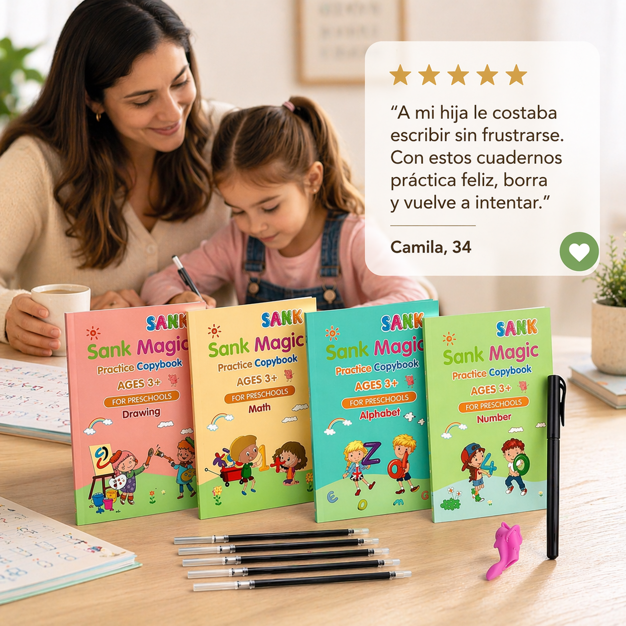 Sank Magic (4 cuadernos) - Mejora la escritura jugando