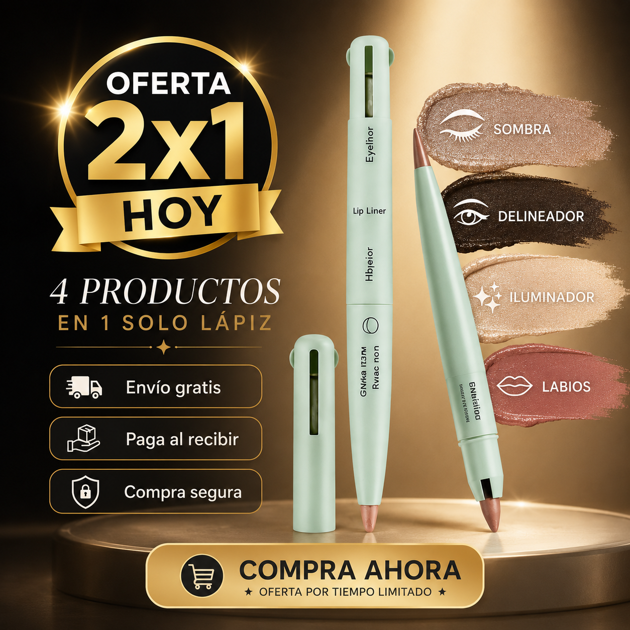 GlamPen™ 4 en 1 - Coreano - Oferta 2x1