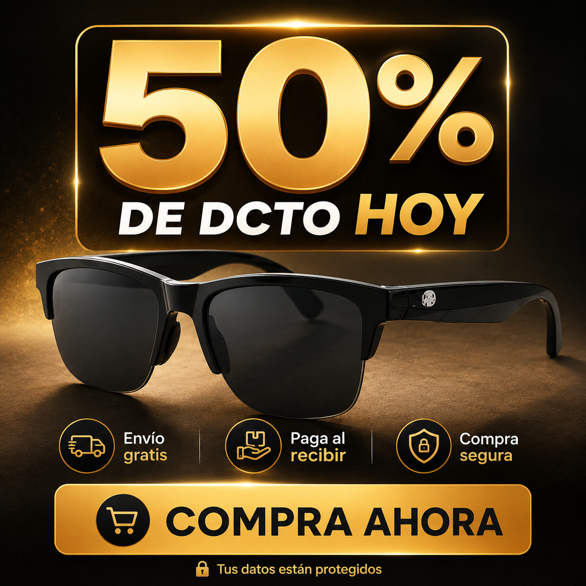 Gafas Inteligente F06 - Escucha sin dejar de ver