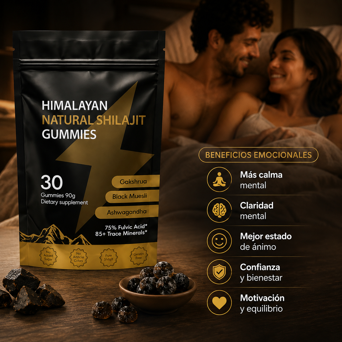 Shilajit Gomitas - Apoyo diario para más energía