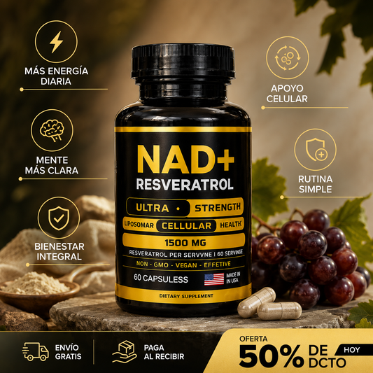 NAD+ Apoya tu envejecimiento saludable