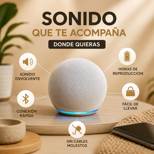 Parlante Bluetooth Alaxe - Audio envolvente y portátil