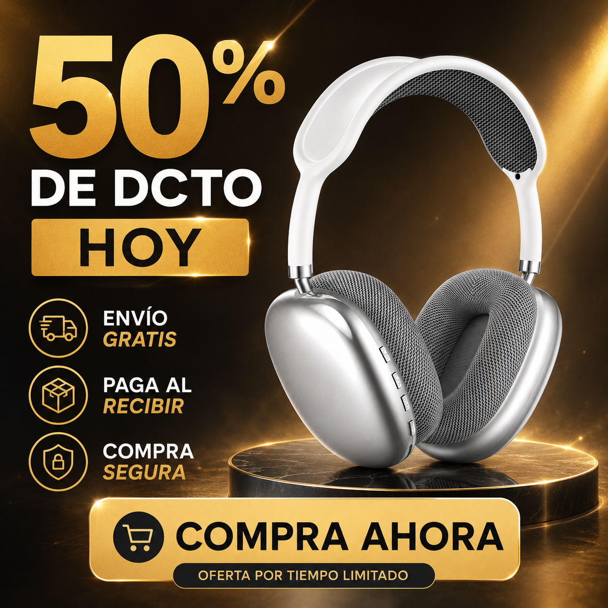 Auriculares P9 Pro Max - Sonido cómodo para cada día