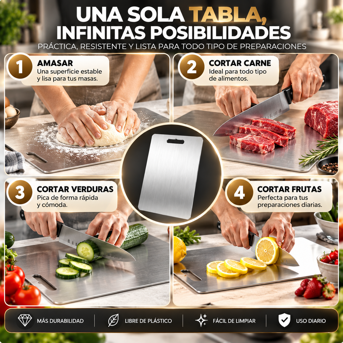 InoxChef - Más higiene al preparar alimentos