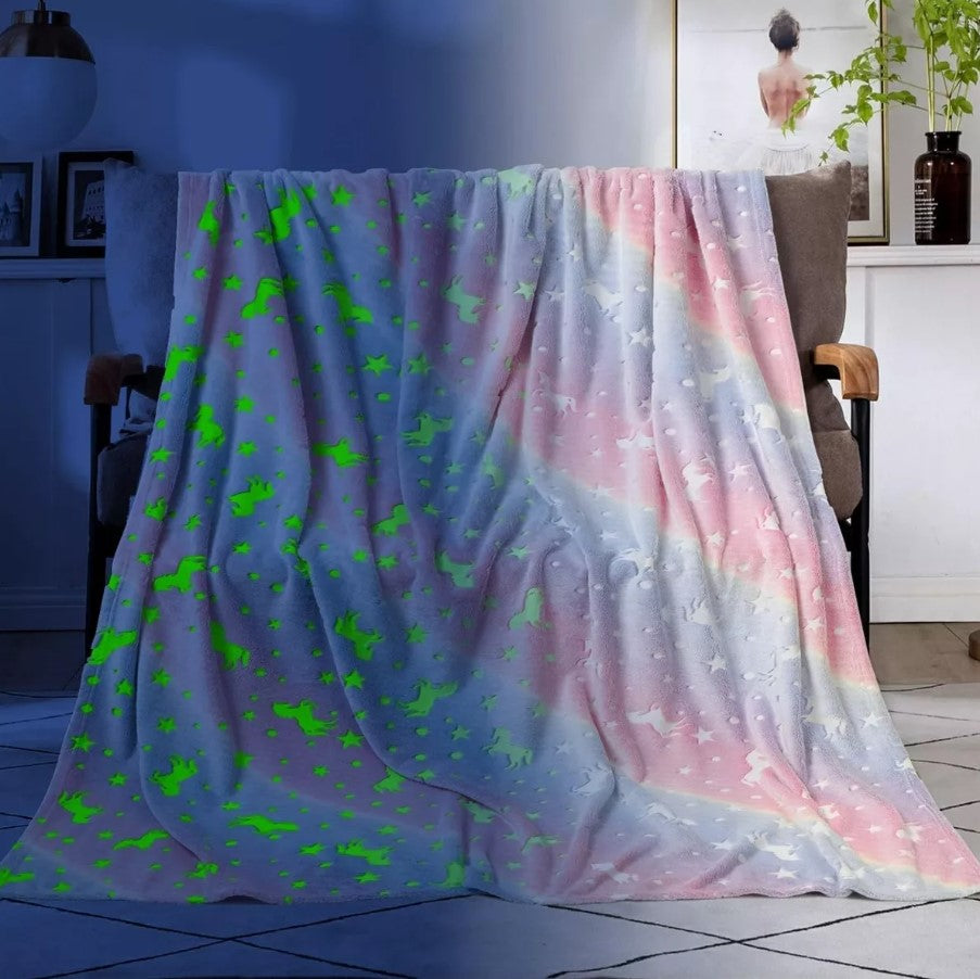 MANTA QUE BRILLA EN LA OSCURIDAD