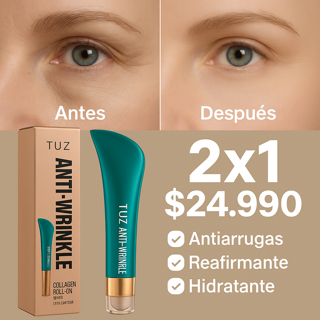 ROLL-ON ANTI-ARRUGAS ANTI-OJERAS 2X1