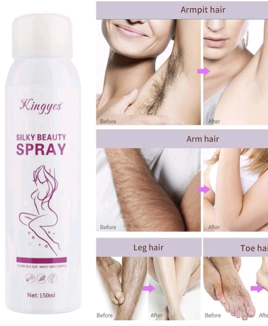SPRAY DEPILATORIO 2X1