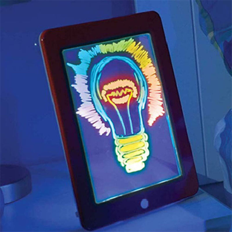 PIZARRA MÁGICA LUMINOSA PARA NIÑOS 3D