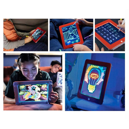 PIZARRA MÁGICA LUMINOSA PARA NIÑOS 3D