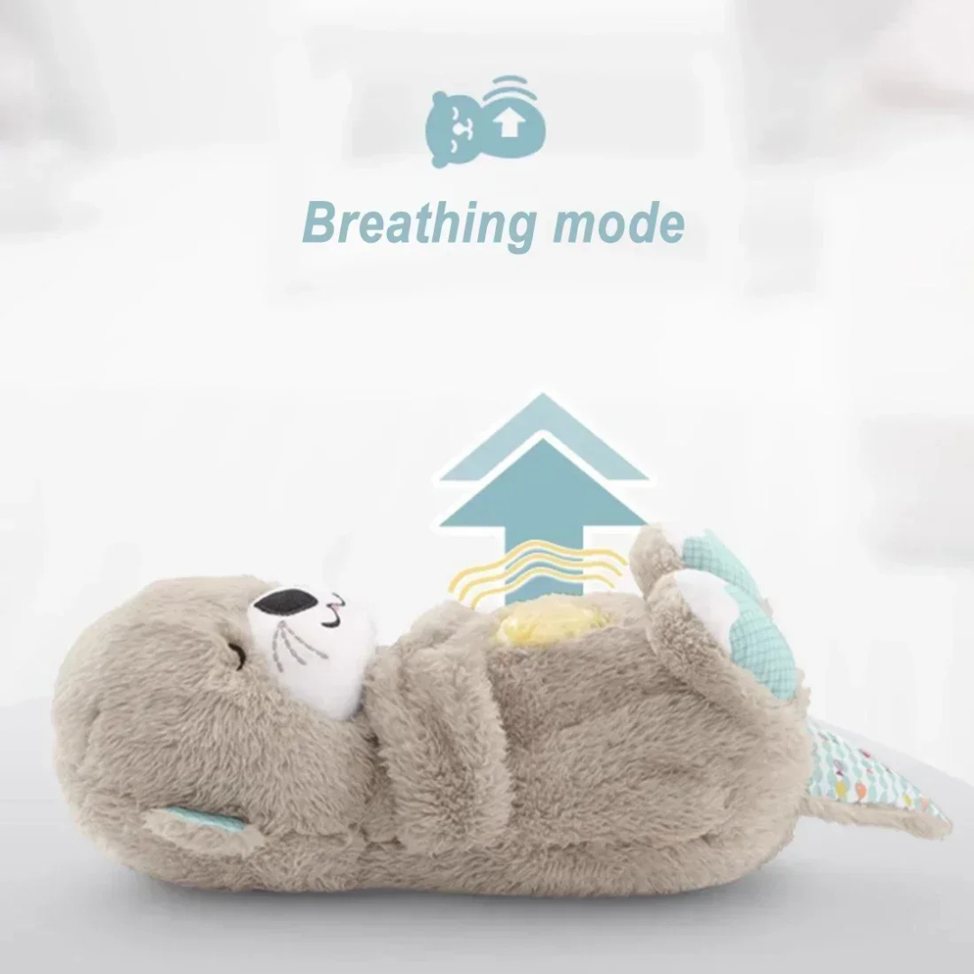 NUTRIA PELUCHE DE APEGO ANTI-ESTRÉS CON RESPIRACIÓN