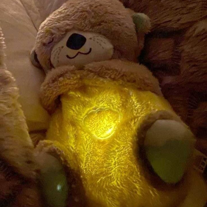 NUTRIA PELUCHE DE APEGO ANTI-ESTRÉS CON RESPIRACIÓN