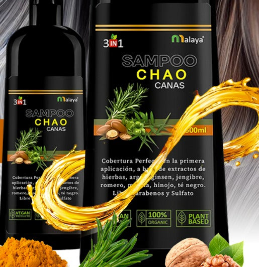 SHAMPOO TINTE INSTANTANEO CHAO CANAS – Plenti Store