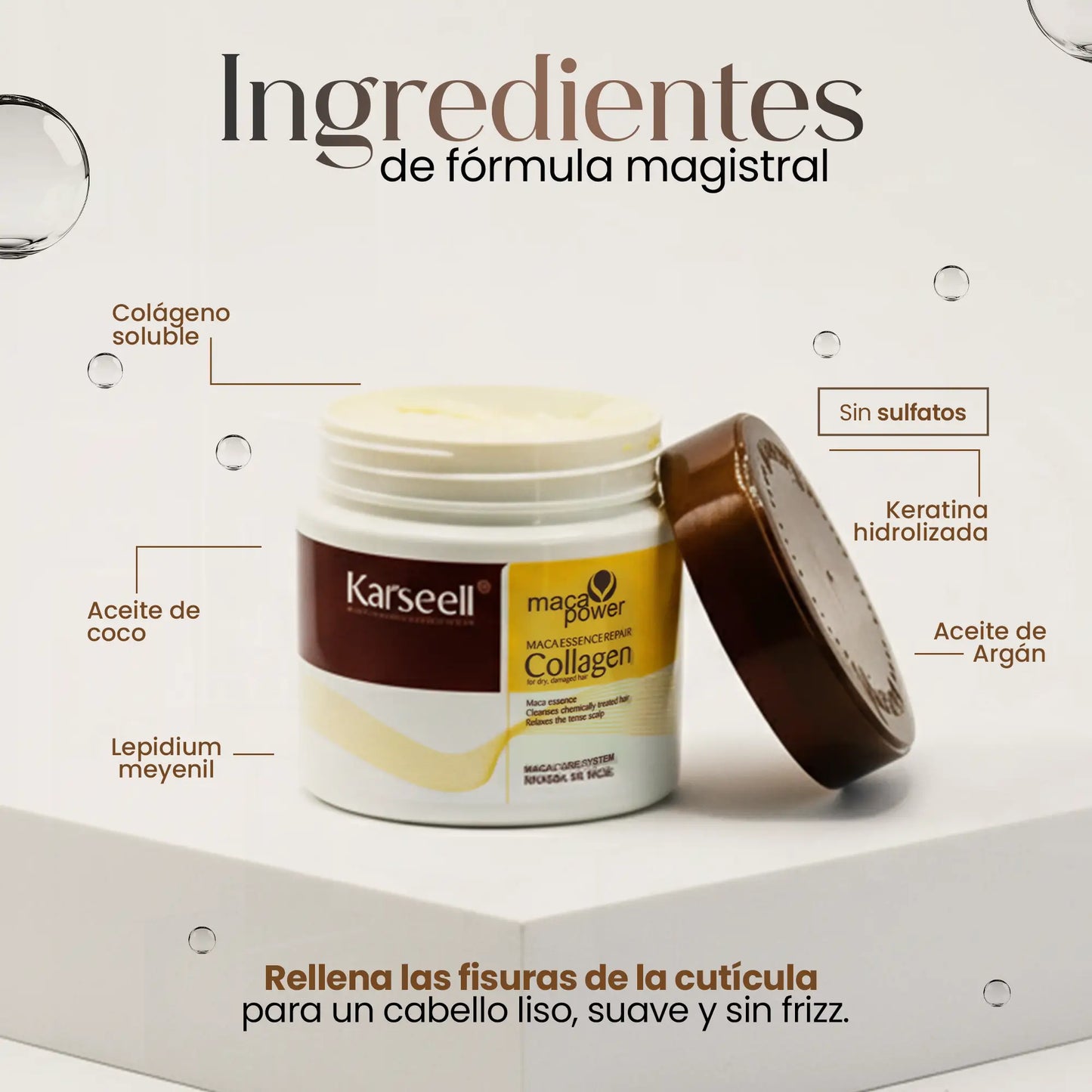 Mascarilla Repair Pro 2x1 - Repara tu cabello seco y dañado desde la primera aplicación