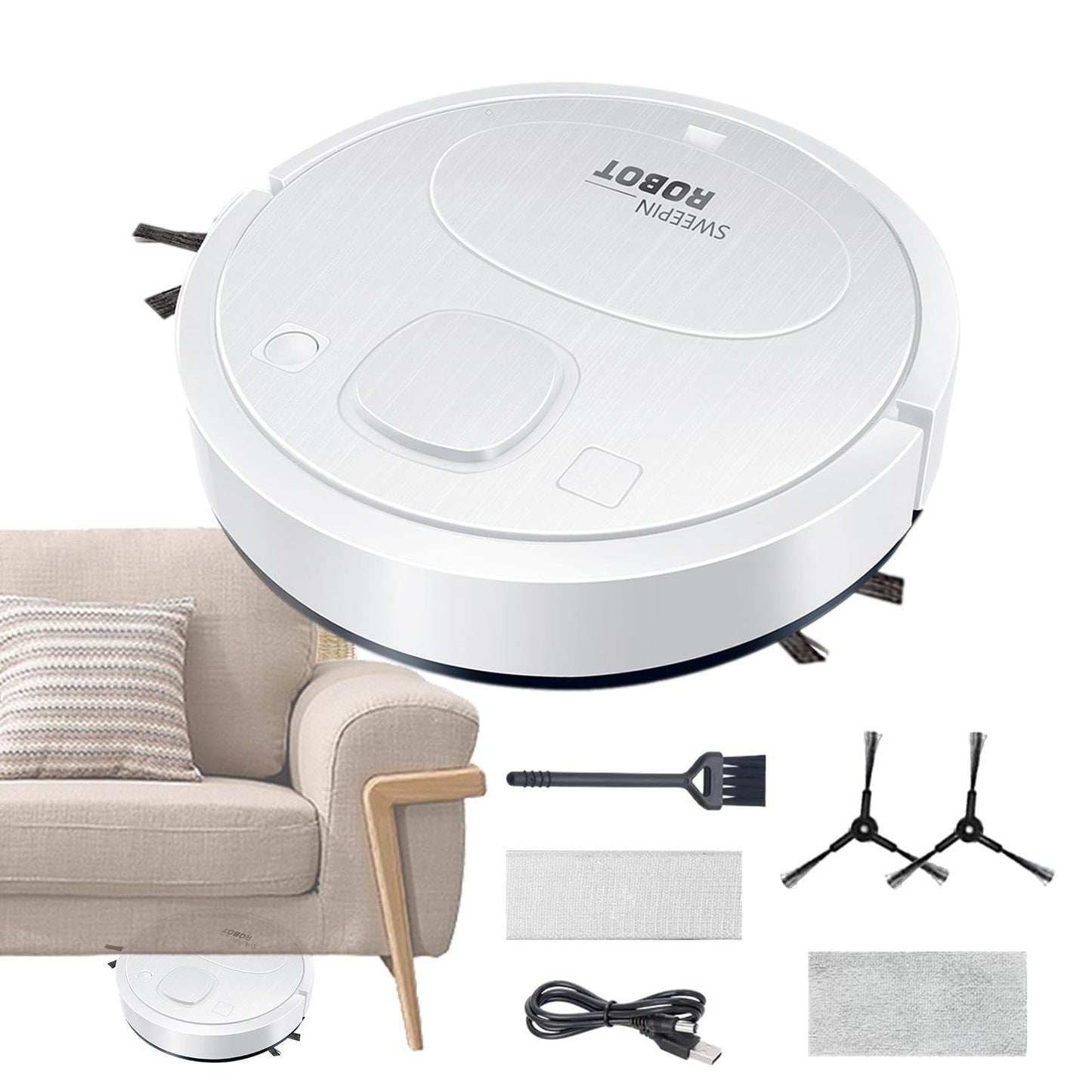 🎁 ¡OFERTA NAVIDEÑA! - ASPIRADORA ROBOT INTELIGENTE 3 EN 1
