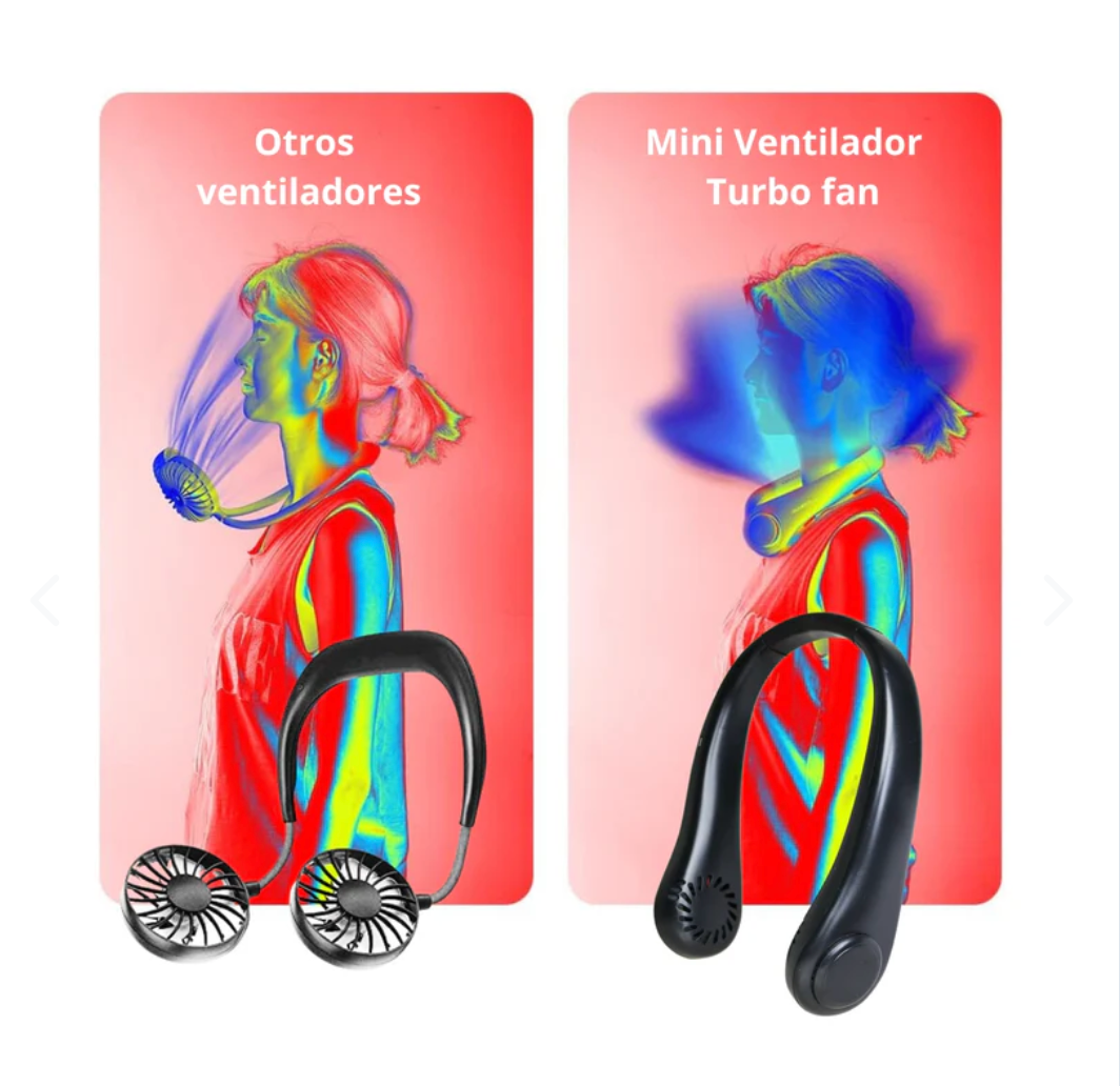 MINI VENTILADOR DE CUELLO REFRIGERADO