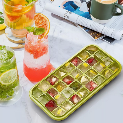 BANDEJA PARA CUBITOS DE HIELO 2 EN 1