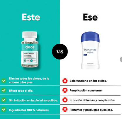 DEOS 30 CAP - DESODORANTE INTERNO