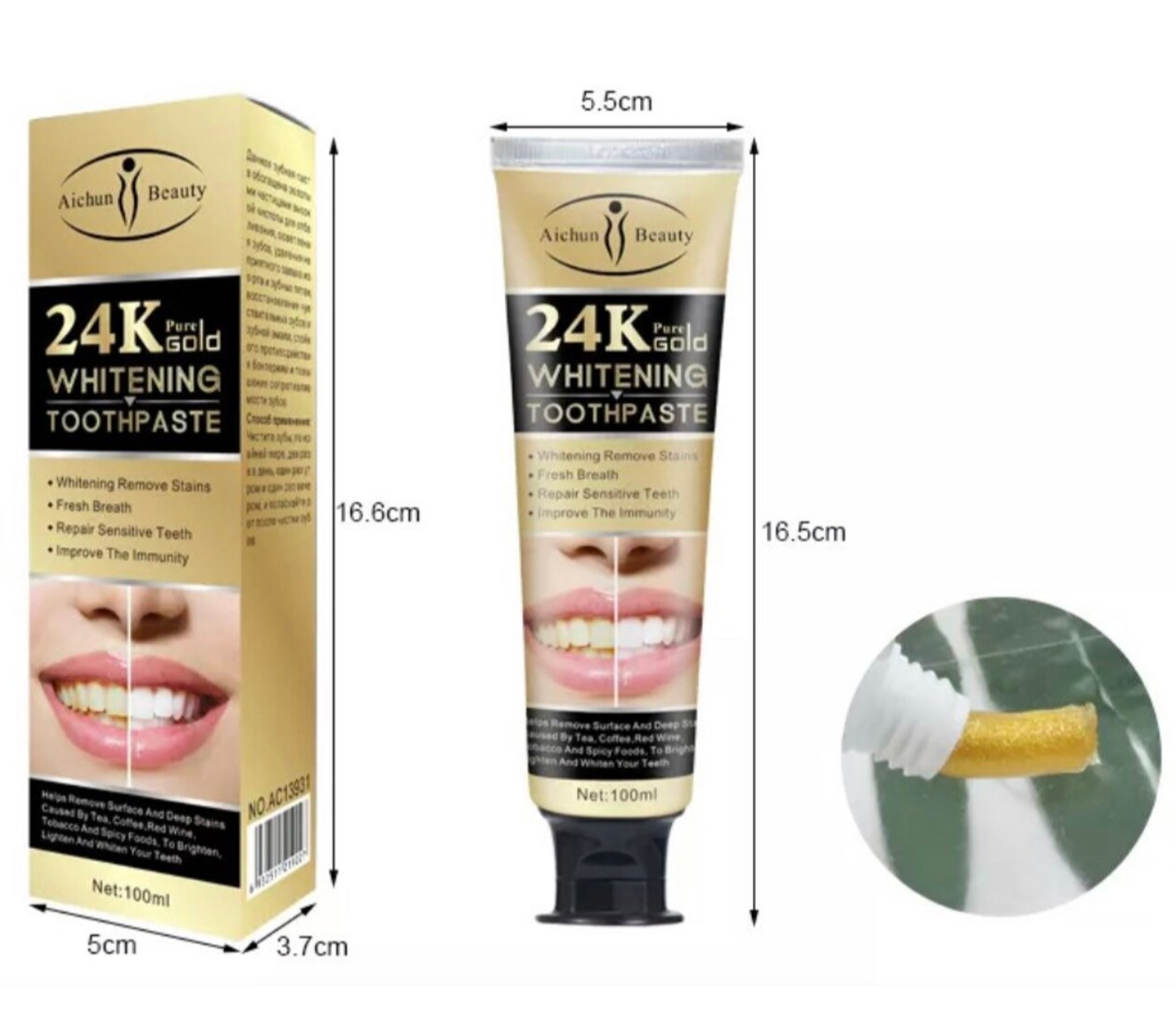 PASTA DENTAL GOLD BLANQUEADOR WINNER 2X1