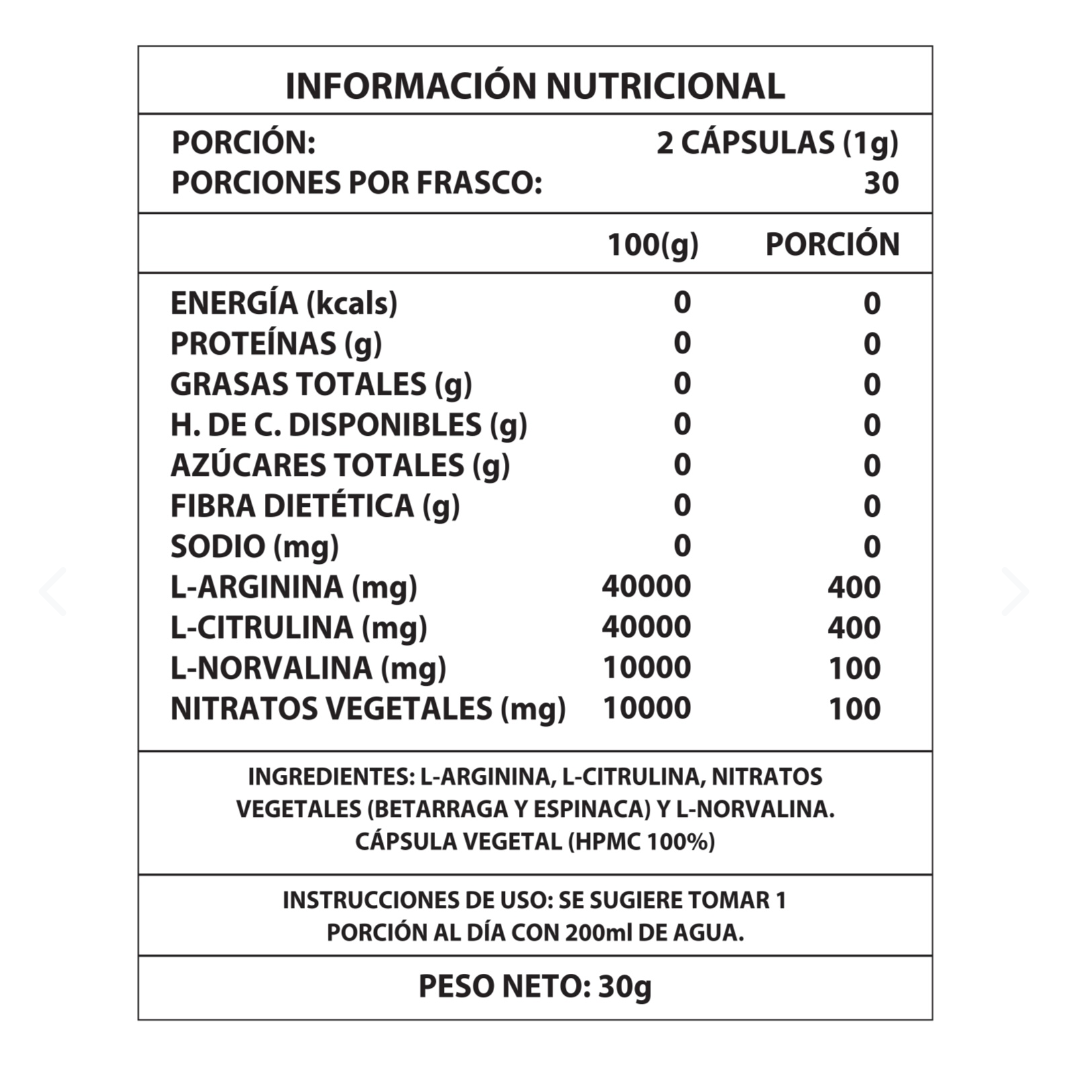 OXIDO NITRICO (1000 mg)