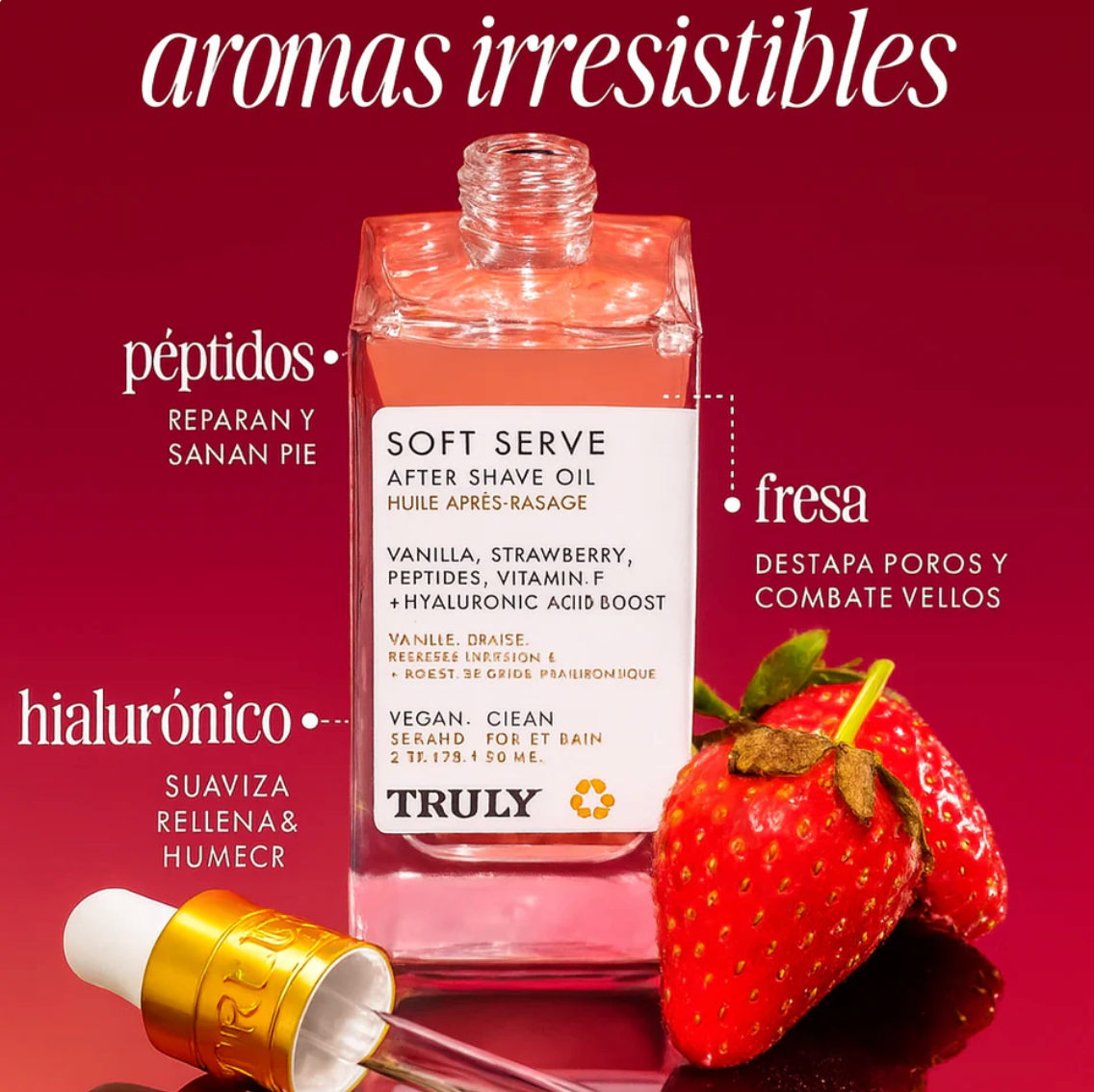 ACEITE TRULY PIEL SUAVE POST AFEITADO ¡COMIENZA BELLA EL 2026!