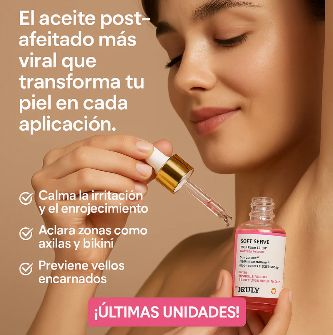 ACEITE TRULY PIEL SUAVE POST AFEITADO ¡COMIENZA BELLA EL 2026!