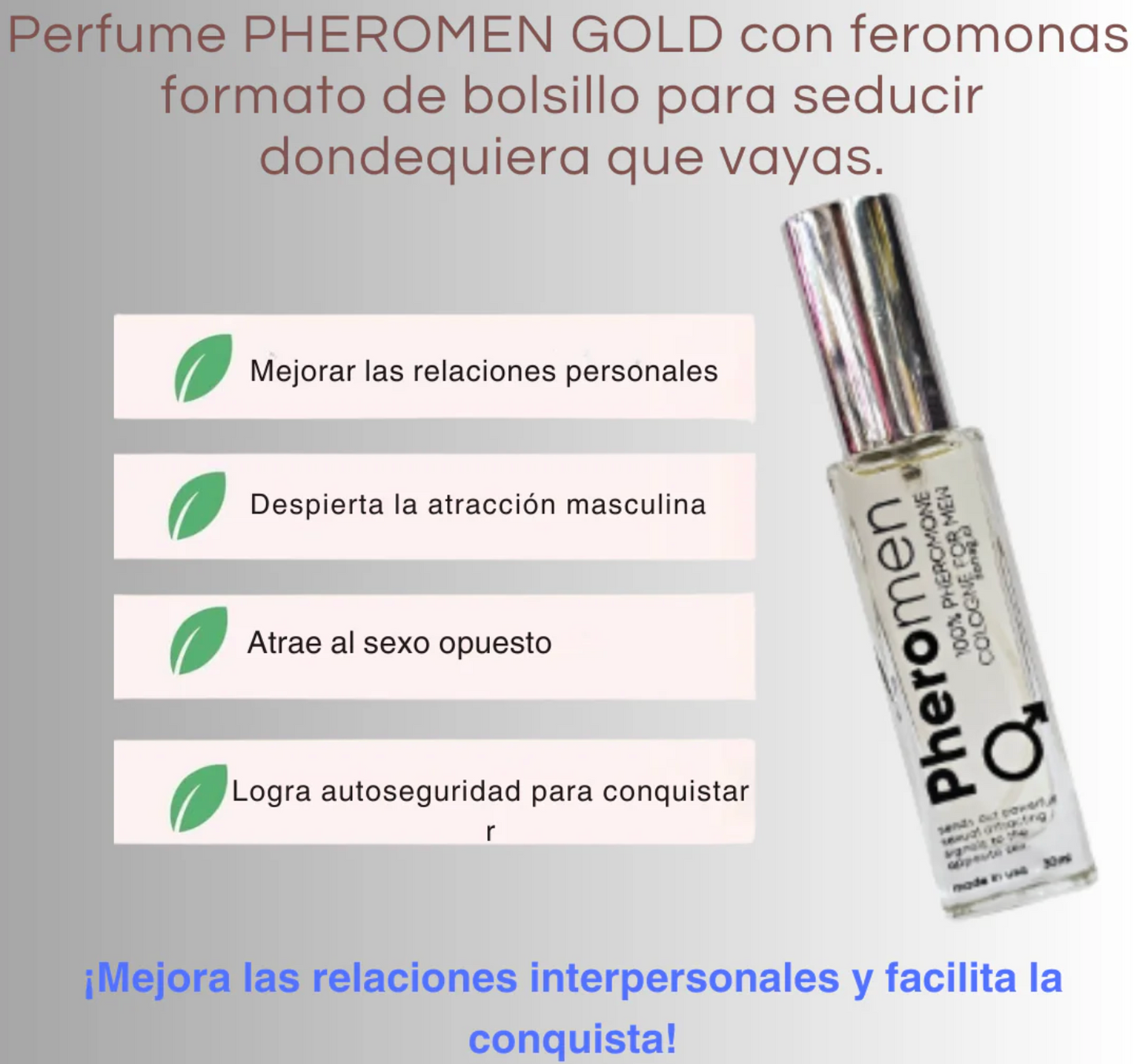 Perfume Pheromen - Despierta miradas desde el primer momento