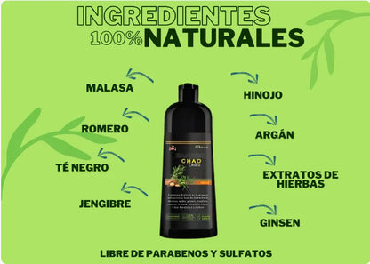 SHAMPOO TINTE INSTANTANEO CHAO CANAS