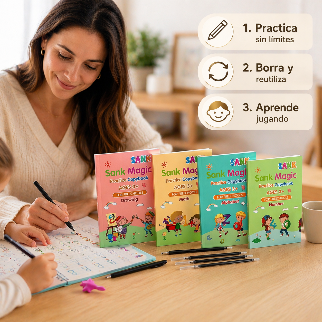 Sank Magic (4 cuadernos) - Mejora la escritura jugando