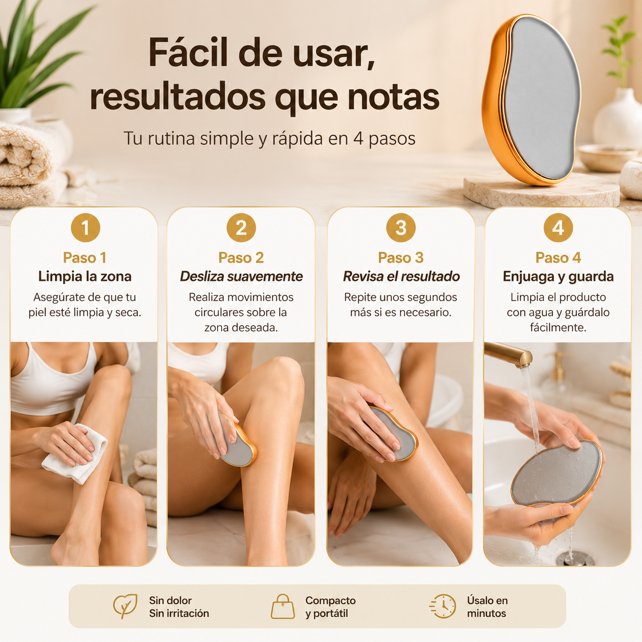 Crystaluxe Pide 1 + 1 Gratis - Depilación Fácil