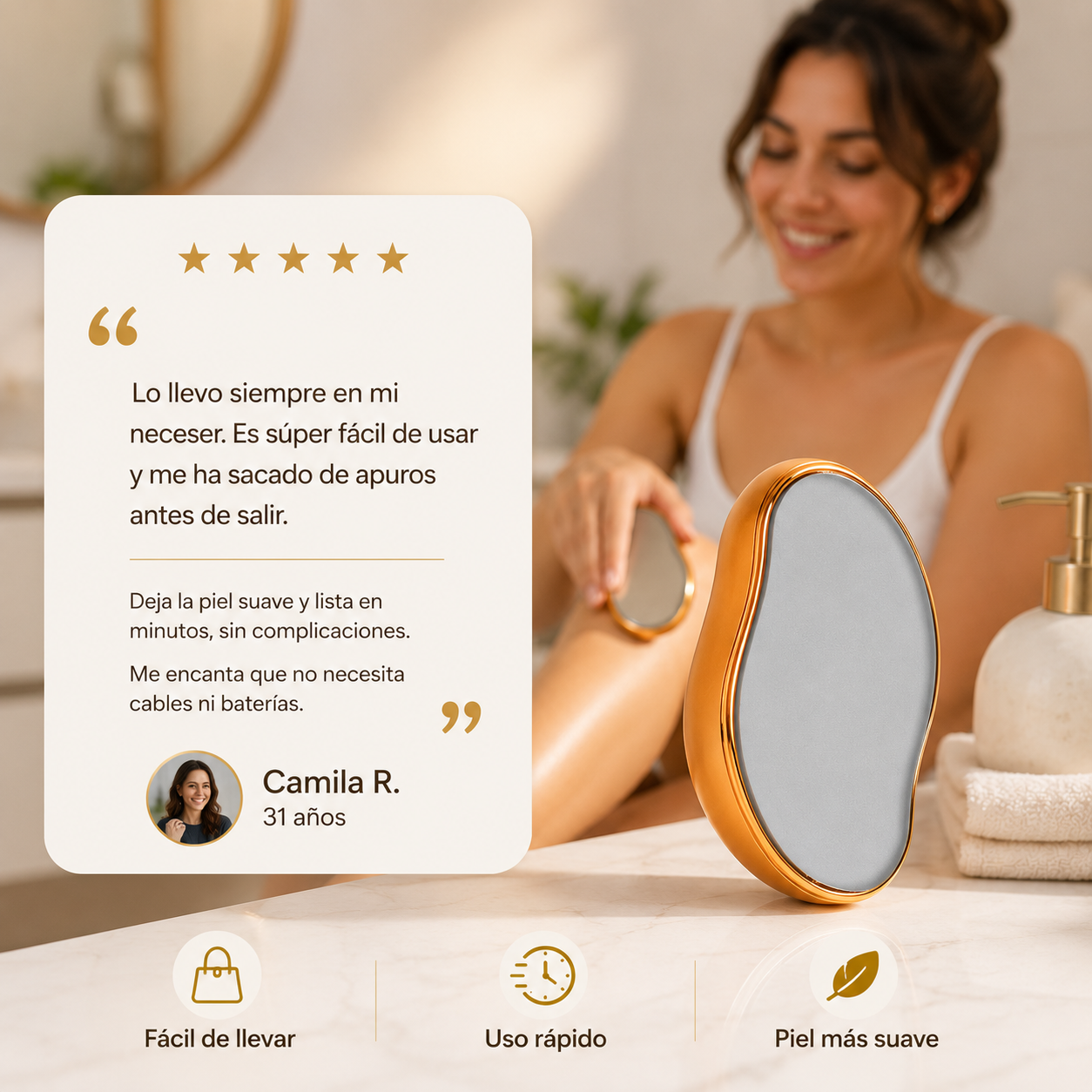 Crystaluxe Pide 1 + 1 Gratis - Depilación Fácil