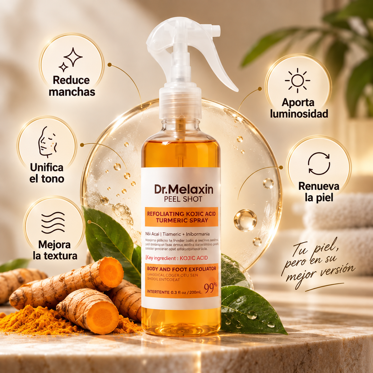 Dr Melaxin - Piel más uniforme y luminosa