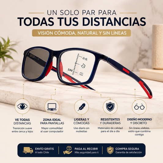 VisionSync Pro - Enfoca cerca y lejos sin cambiar gafas (modelo único)