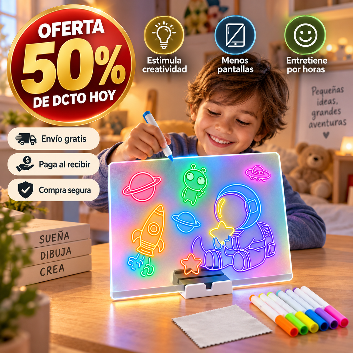 LumiBoard - Horas de creatividad y diversión