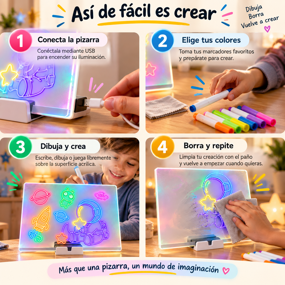 LumiBoard - Horas de creatividad y diversión