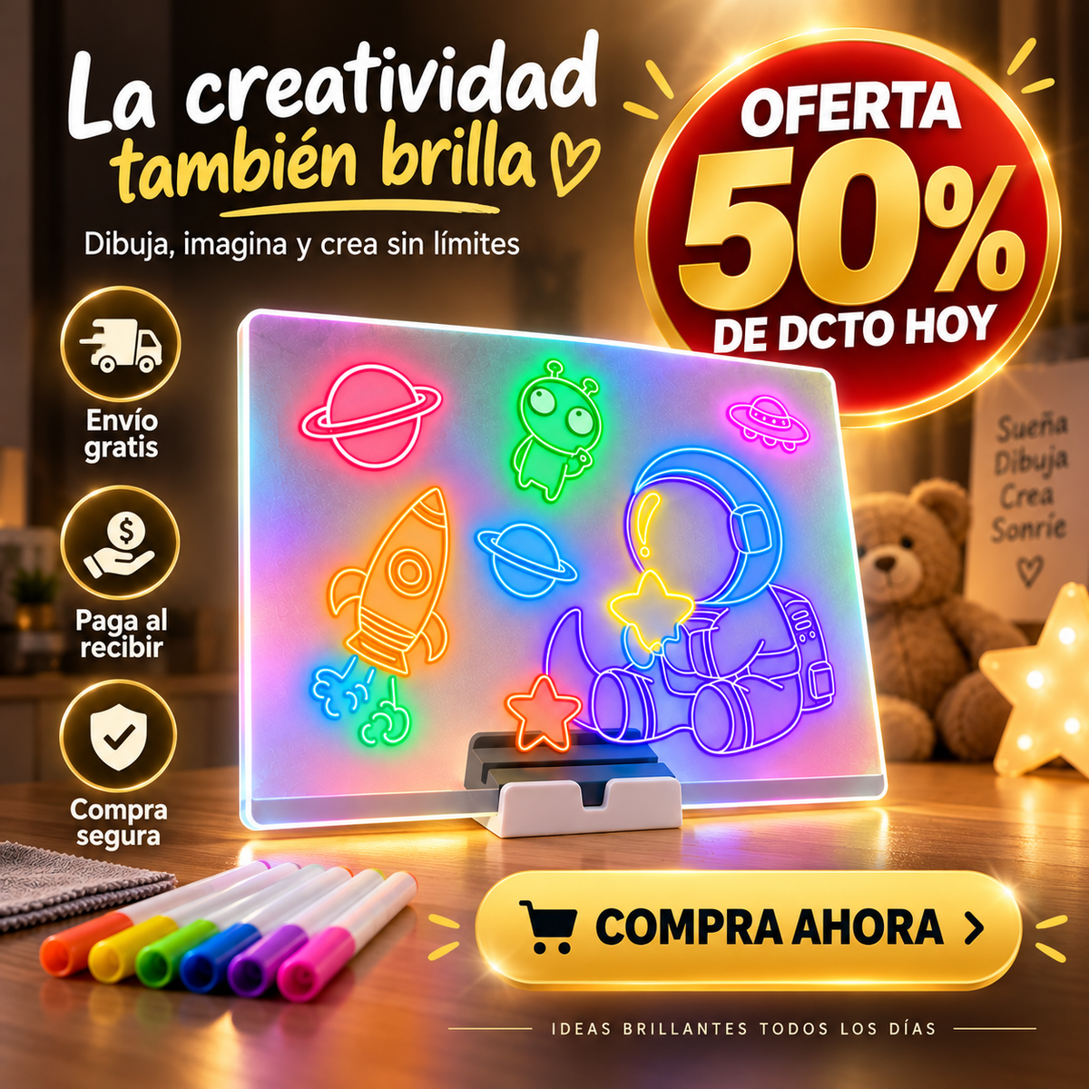 LumiBoard - Horas de creatividad y diversión