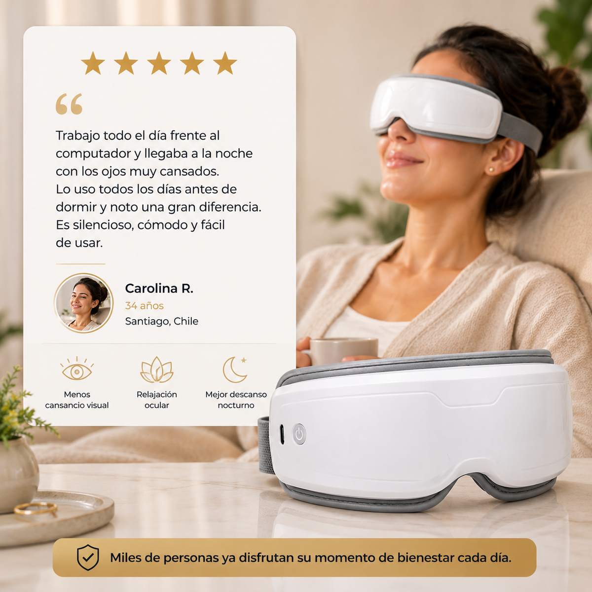OcuRelax - Masajeador Ocular