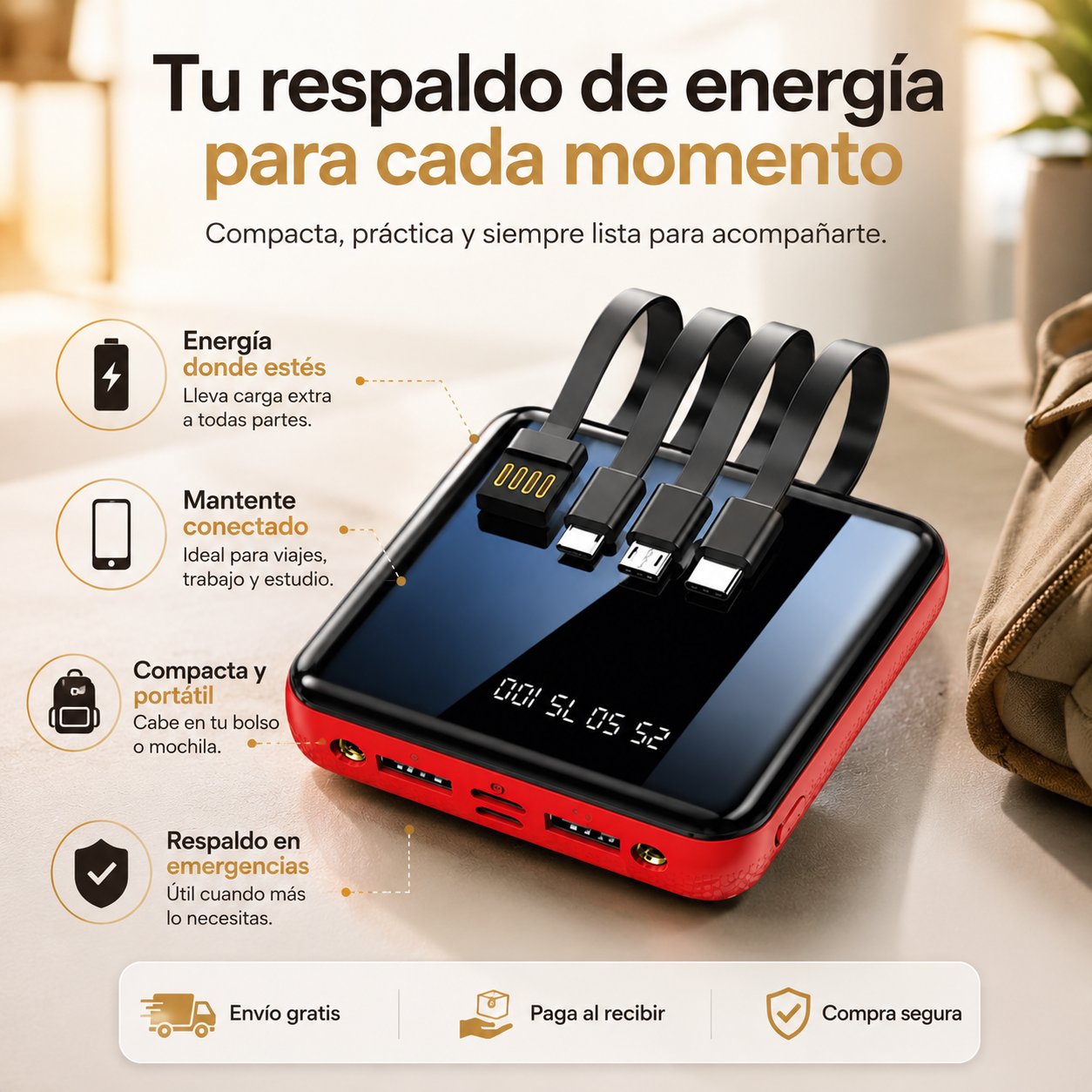 PowerKeep 20000 - Más batería fuera de casa
