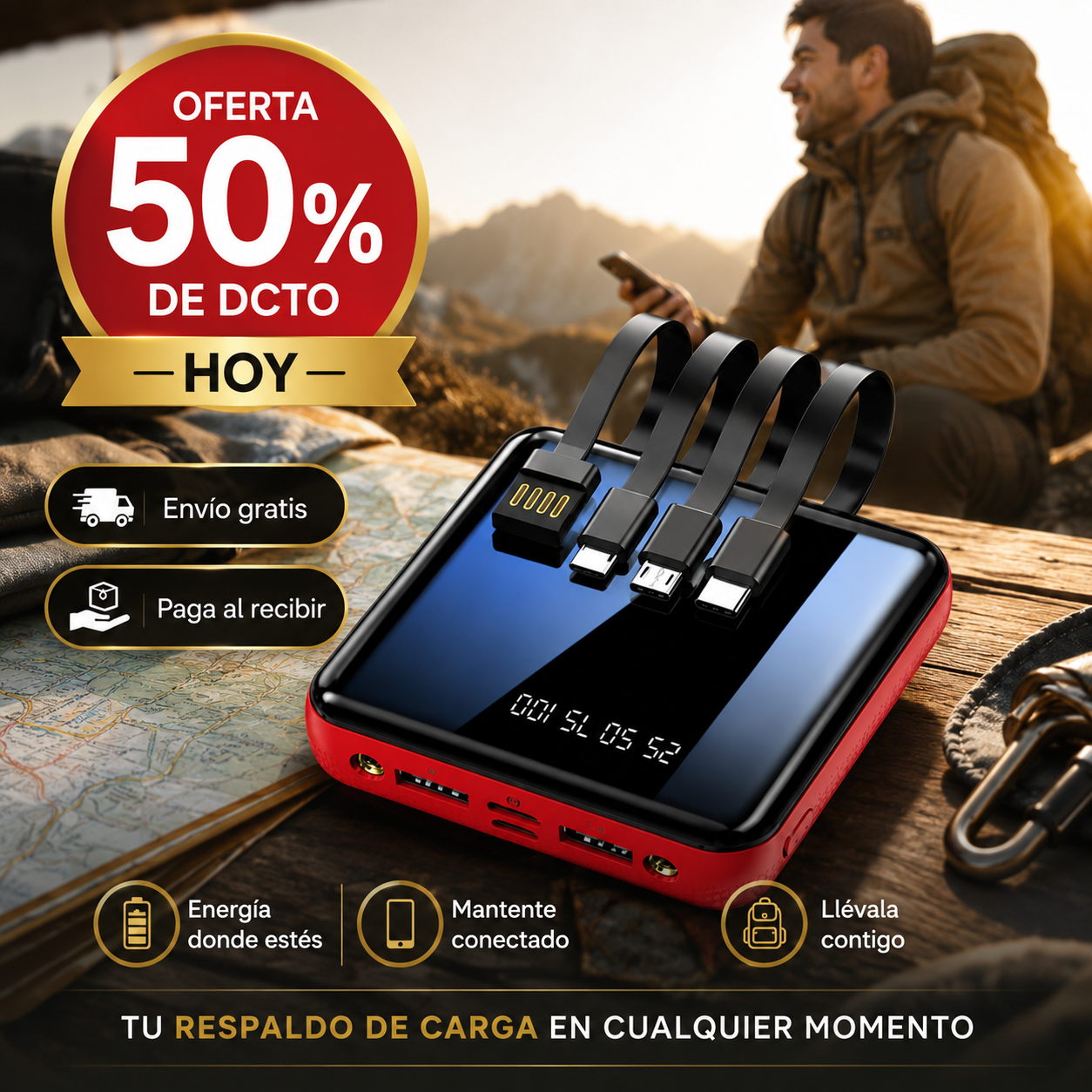 PowerKeep 20000 - Más batería fuera de casa