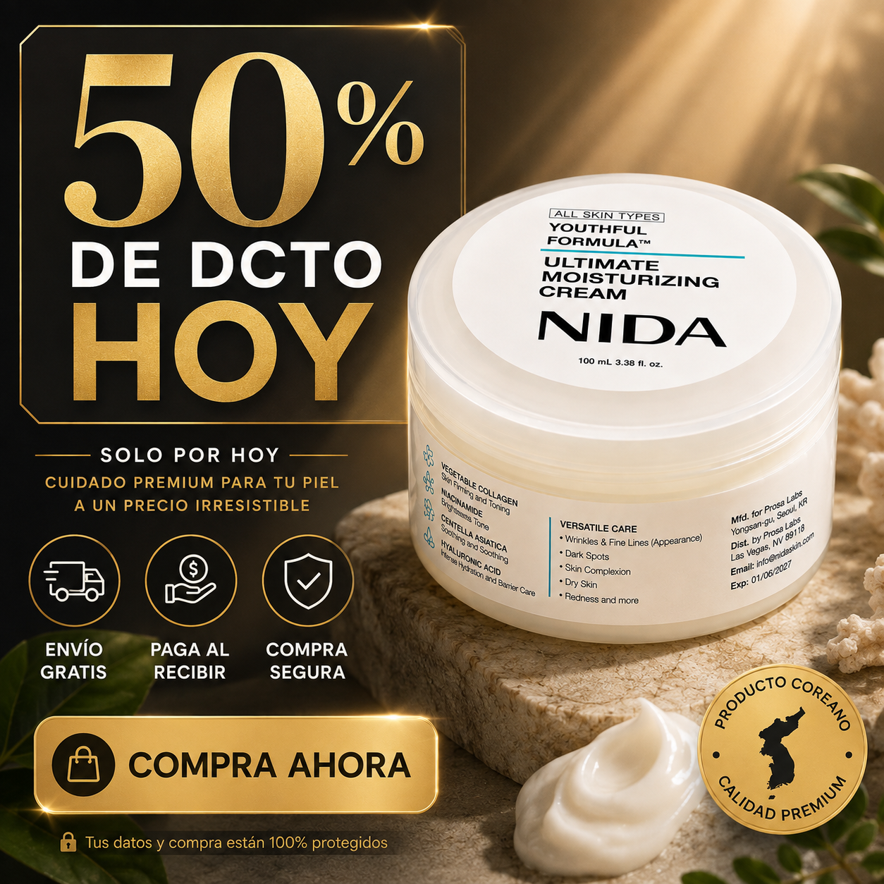 NIDA - Hidratación Profunda Todo el Día