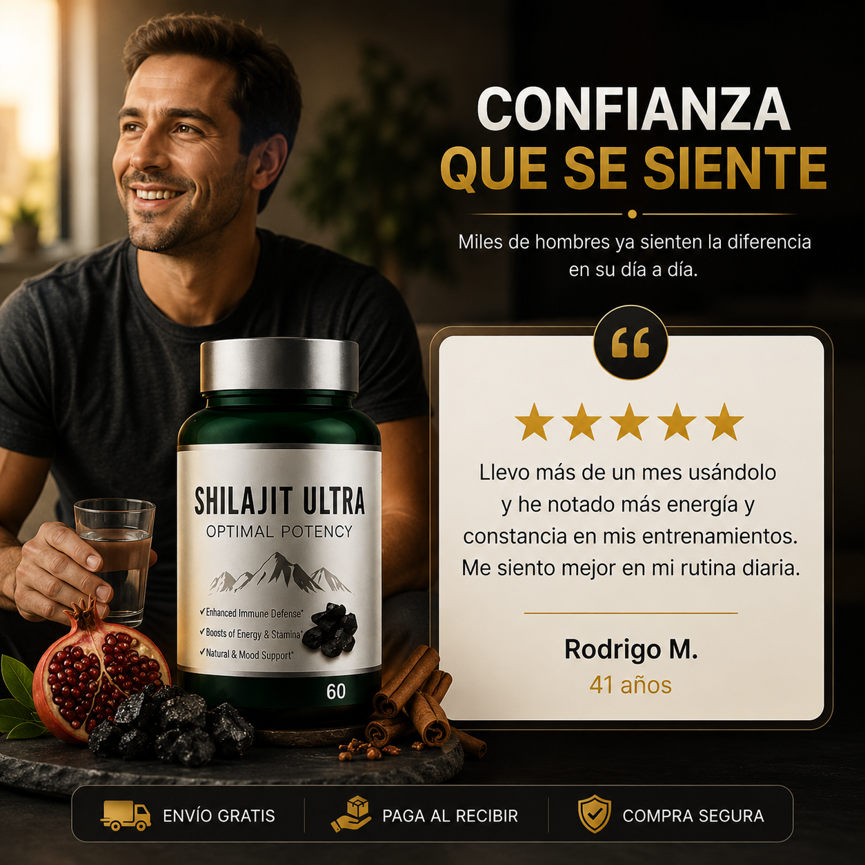 Shilajit Ultra - Energía y Vitalidad Diaria