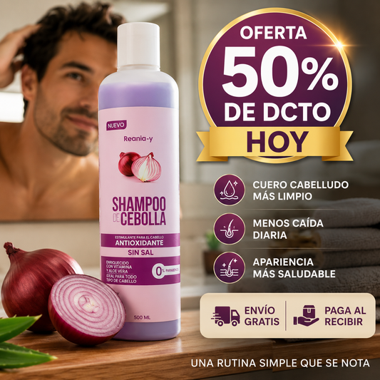 Shampoo Cebolla - Menos Caída Capilar