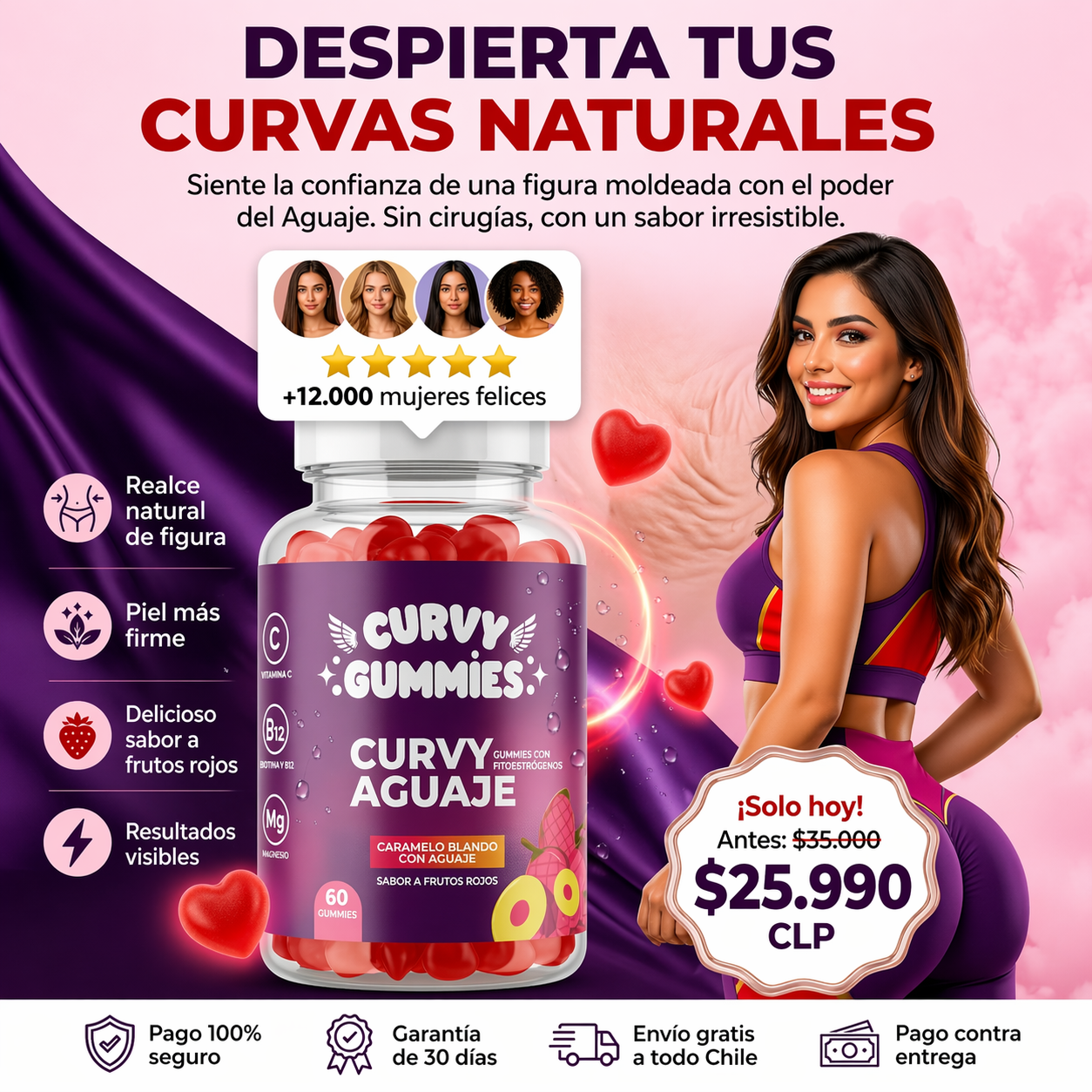 Curvy Gummies - Apoya Curvas Más Definidas