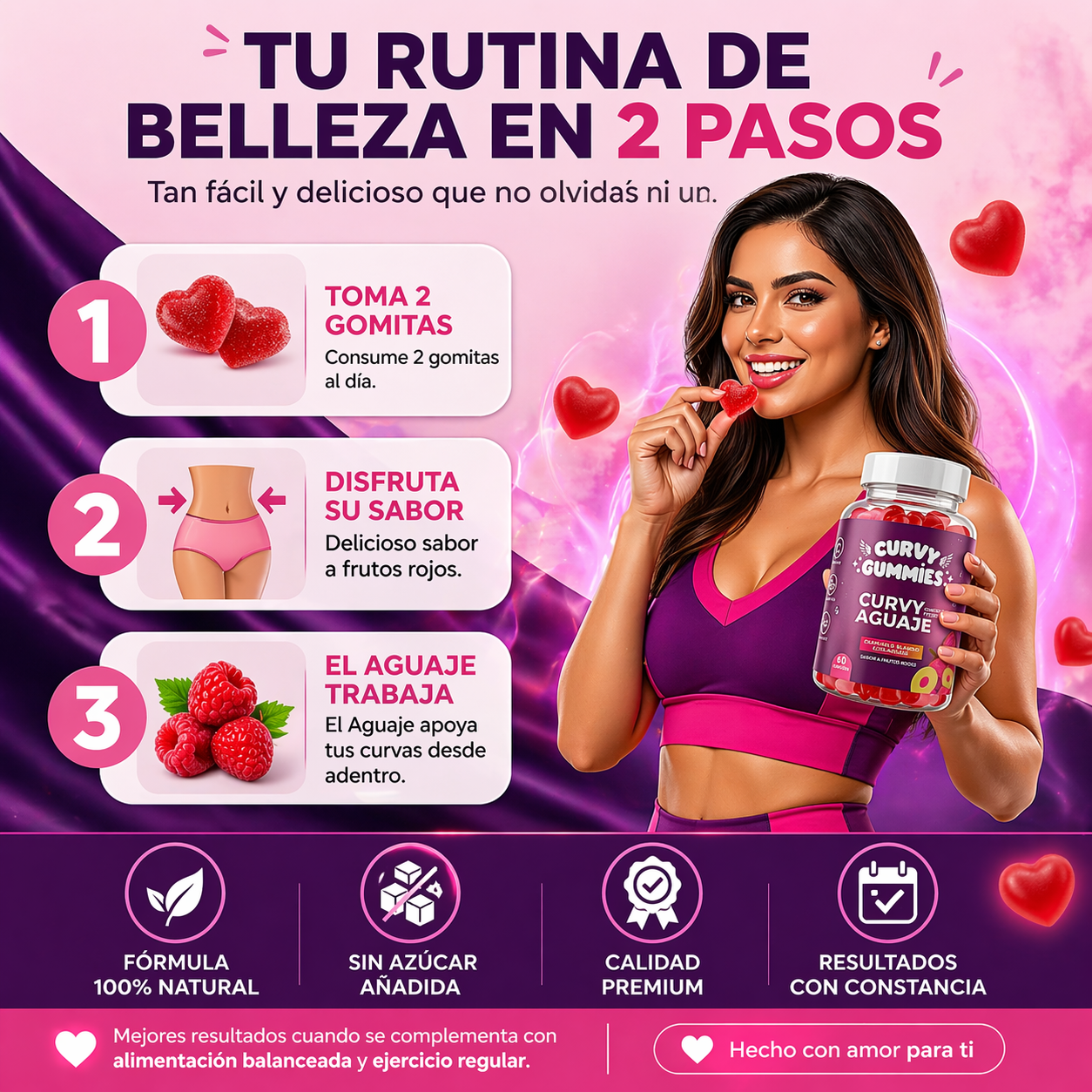 Curvy Gummies - Apoya Curvas Más Definidas